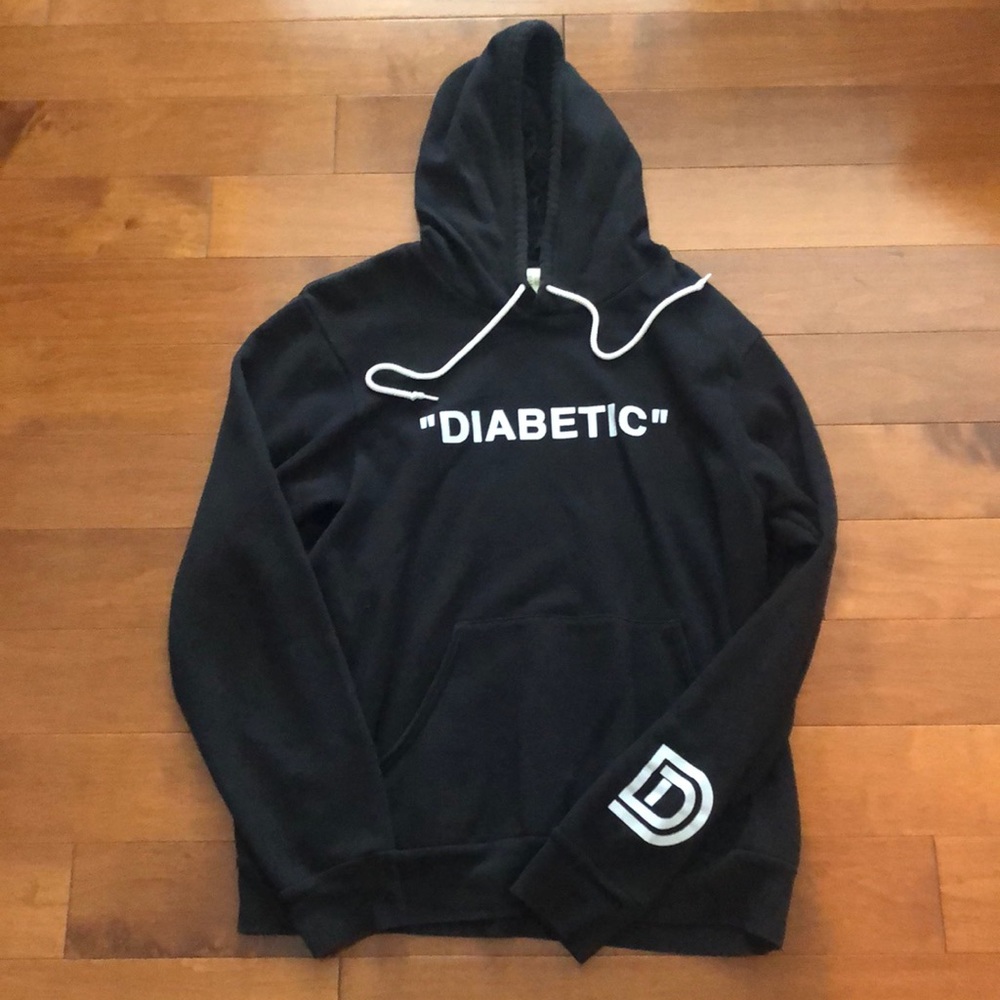 Diabetics hoody.🖤